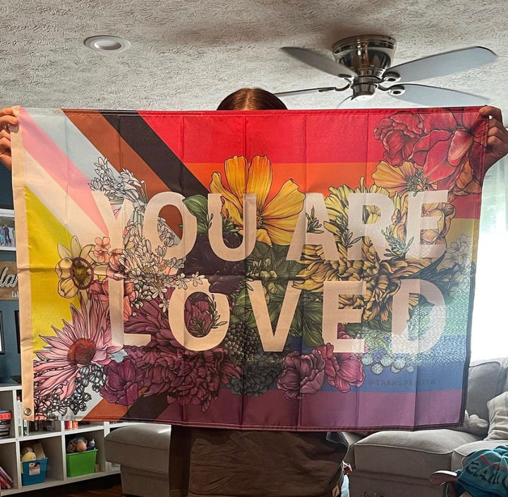 You Are Loved Pride Flag - LGBTQ Progress Pride Flag