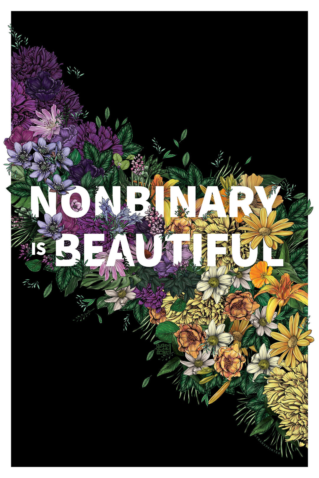 Nonbinary is Beautiful - Poster