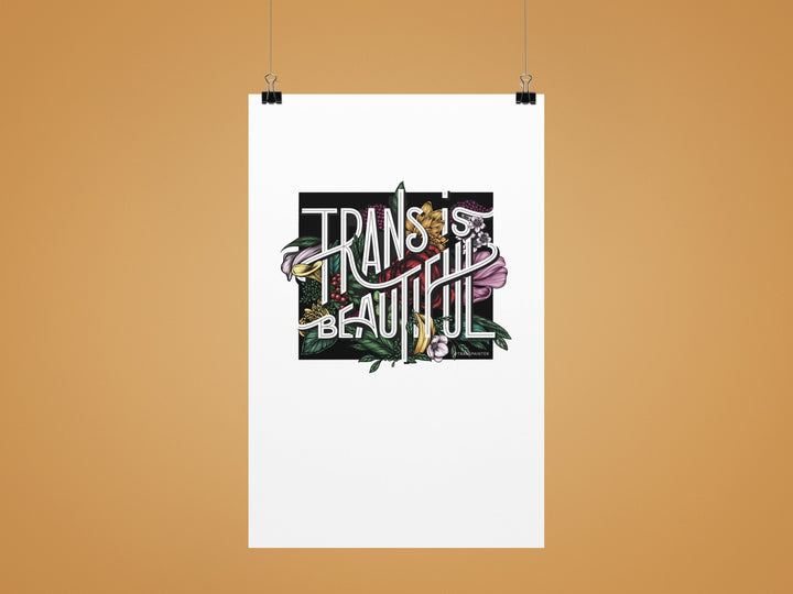 Trans is Beautiful Poster